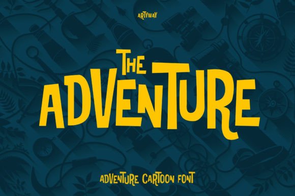 Adventure Cartoon: A Typeface Built for Energy and Engagement