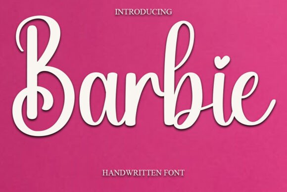 Barbie: A Simple Handwritten Font with Unexpected Versatility