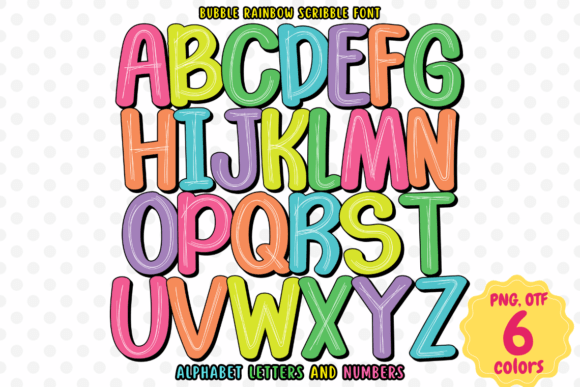 Bubble Rainbow Scribble: Bringing Playful Color to Modern Design Projects