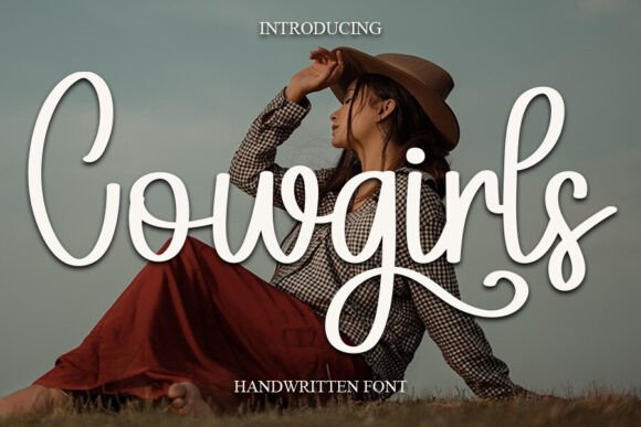 Cowgirls: The Handwritten Font That Brings Romance and Elegance to Modern Design