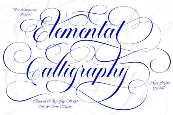Elemental Calligraphy: Elegant Copperplate for Modern Design