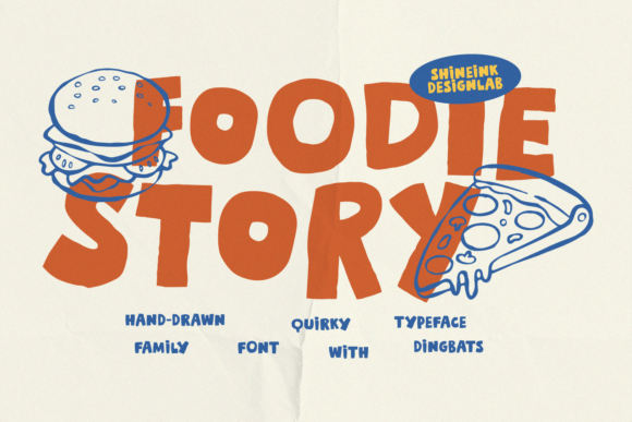 Foodie Story: A Hand-Drawn Typeface That Brings Warmth and Personality to Brand Design