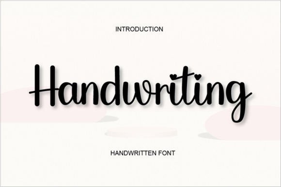 Handwriting Font: A Bold Cursive for Headlines