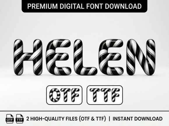 Helen and This Font: The Decorative Display Typeface