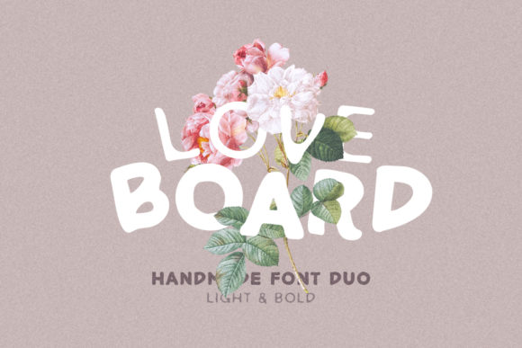 Love Board: The Thick Lettered Organic Display Font That Transforms Design Projects