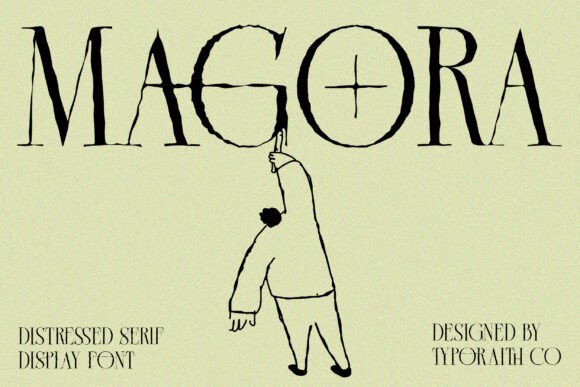 Magora: Where Handcrafted Texture Meets Display Serif Sophistication