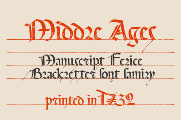 Manuscript Felice: A Medieval-Style Font with Timeless Elegance