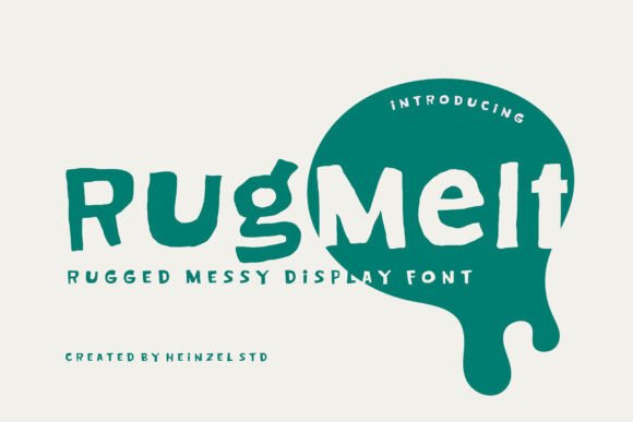 Rugmelt: Bold, Rugged Display Font for Raw Energy