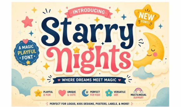 Starry Nights in Modern Graphic Design
