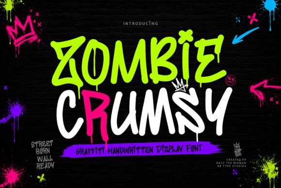 Zombie Crumsy: The Font That Brings Street Culture to Life